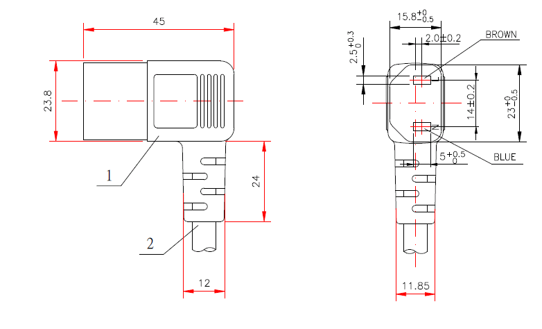 IEC-60320-C17 (S217RL)