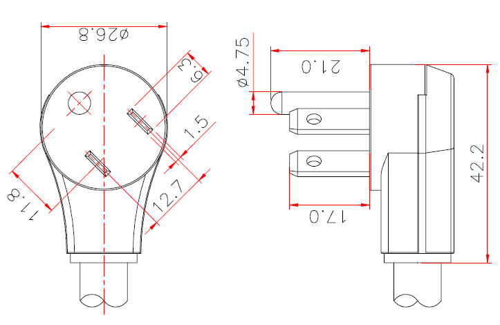 NEMA-5-15P (P302R5)