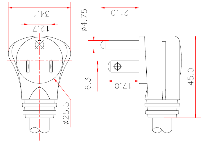 NEMA-5-15P (P342R5)