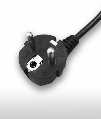 Brazil 2-Pin Non-Grounded, Straight AC Plug, 16A 250V_Products