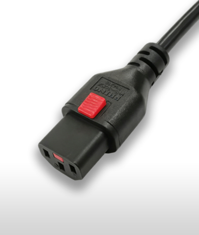 澳洲 AS/NZS 60320 C13 三極直式鎖固型交流電連接器，10 A / 250V