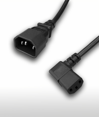 德國 3PIN插頭 TO C13左彎AC電源線組Cord set 10A 250V